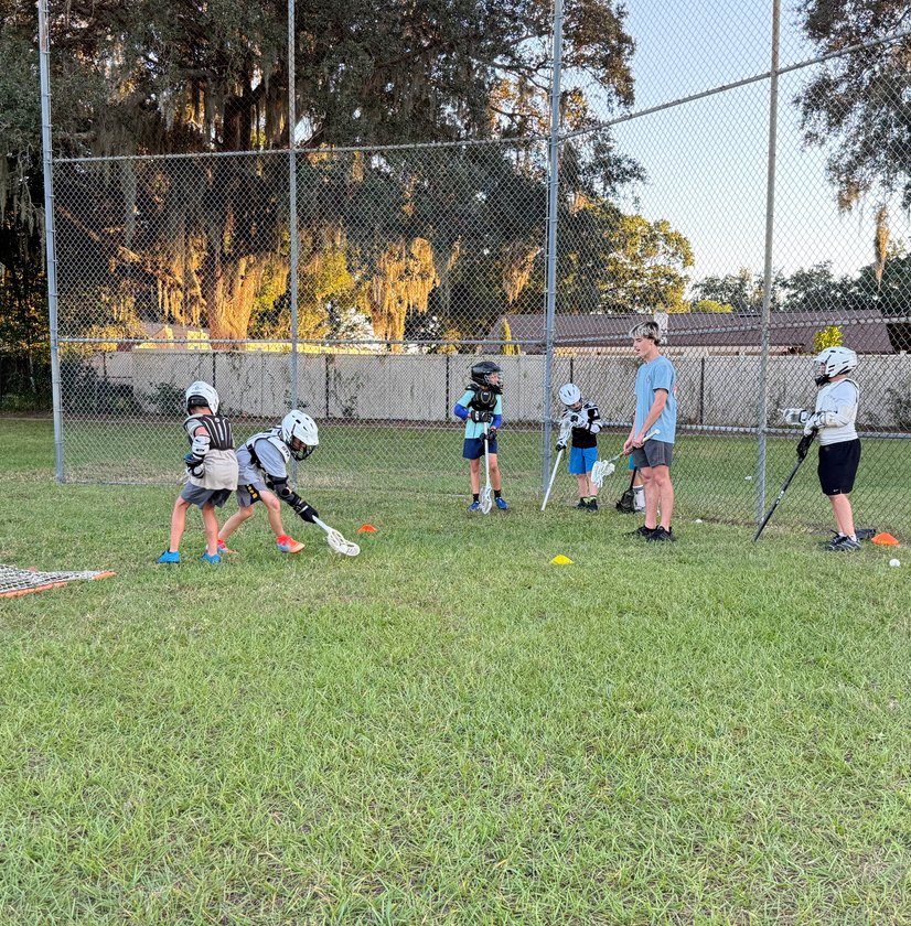 Goalie defending goal during match